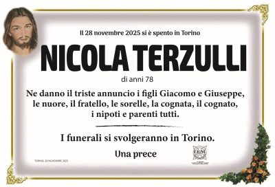 lutto nicola terzulli