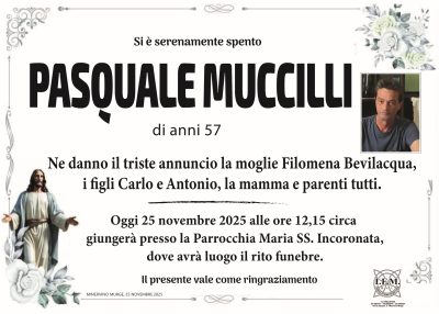 lutto pasquale muccilli