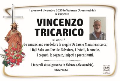 lutto vincenzo tricarico
