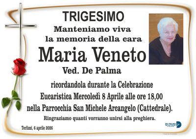 maria veneto trigesimo