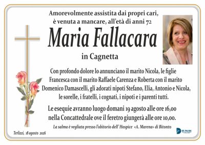 ridiensione fallacara