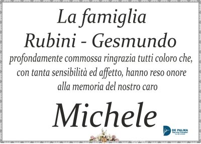 rubini ringraziamteo