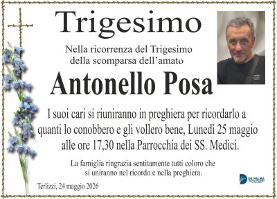 trigesimo antonello posa