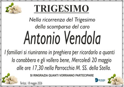 trigesimo antonio venedola
