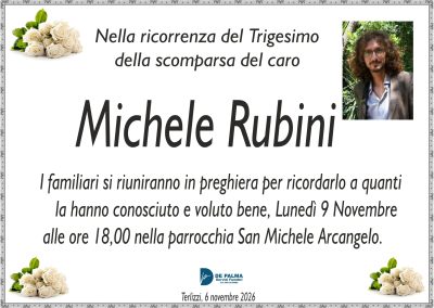 trigesimo michele rubini