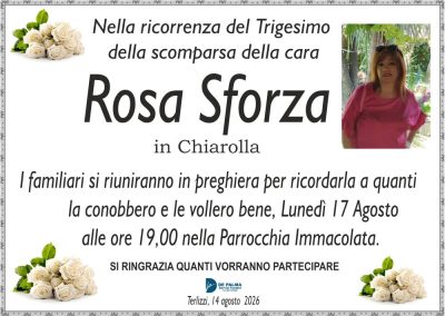 trigesimo sforza