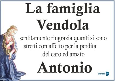 vendola ringraziamento